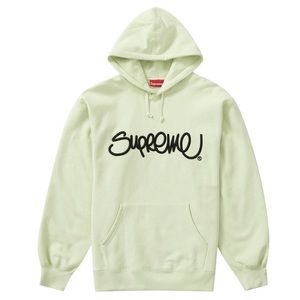 SUPREME RAISED HAND STYLE HOODED SWEATSHIRT. BRAND NEW, UNWORN. SZ XXL M